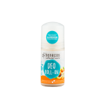 Benecos Roll-On Deodorant, Apricot & Elderflower, 50ml