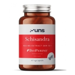 Schisandra Extract (500mg) + Bioperine, 60 capsules 