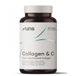 Collagen (2600mg) + Vitamin C, 120 capsules