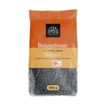 Urtekram Beluga läätsed, 400g