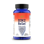 D3K2 ReSet® D-vitamiin koos K-vitamiiniga, 60 kapslit