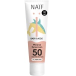 NAÏF Baby & Kids Mineral Sunscreen päikesekaitsekreem (lõhnaainevaba) SPF50 30ml