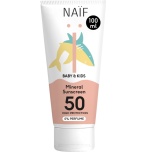 NAÏF Mineral Sunscreen päikesekreem beebidele ja lastele SPF50 (lõhnaainevaba) 100ml