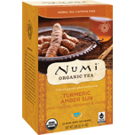 Numi kurkumi tee Amber Sun 12×3,45g