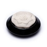 Aroma stone diffuser lotus black 7,5cm