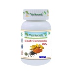 Planet Ayurveda Crab Curcumin 95% põletikuvastane ja antioksüdantne toime - 500 mg, 60 kapslit