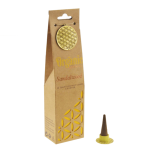 Organic Goodness Sandalwood incense cones (12pcs) + burner