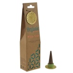 Organic Goodness White Sage incense cones (12pcs) + burner