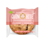 QUIN BITE Cranberry and Chocolate Bio vegan gluten-free cookie 50g