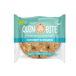 QUIN BITE Coconut and Orange Bio vegan gluten-free cookie 50g