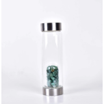 Kristallidega pudel – Roheline aventuriin, 550ml 