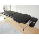 Two-piece portable massage table (black)