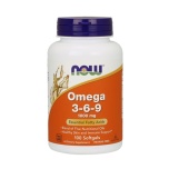 NOW FOODS Omega 3-6-9 1000mg 100 geelkapslit