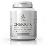 Cytoplan Cherry C - looduslik C vitamiin acerola kirsi marjadest, 200mg, 60 kapslit