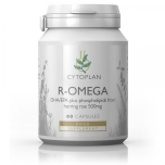 Cytoplan R-Omega - premium kvaliteediga ja kõrge fosfolipiidide sisaldusega toidulisand, 60 kapslit